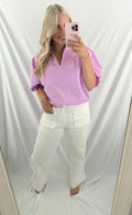 Sweet Scallop Wide Leg Pant